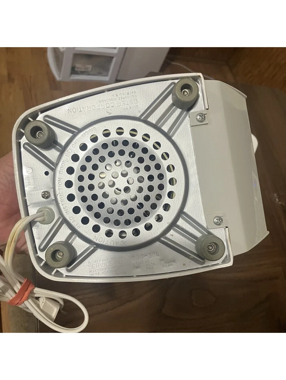 Vintage Osterizer Galaxie 10-Speed White Working Blender - READ Description